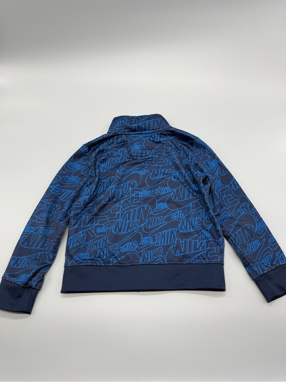 Nike Kids Navy and Royal Blue Logo Puffer Jacket - Picture 6 of 10